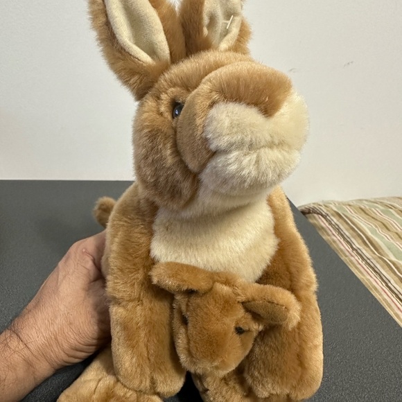 Wild Republic Other - Wild Republic Kangaroo with Baby Joey Plush Soft Toy Stuffed Animal 17”